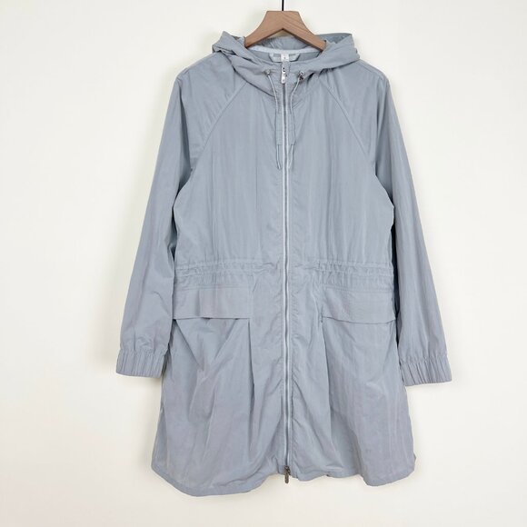 Lululemon Pack & Glyde Rain Jacket Water Resistant Windbreaker Travel Long Coat - Picture 10 of 16